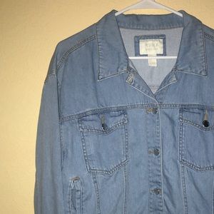 Oversized Jean Jacket!!